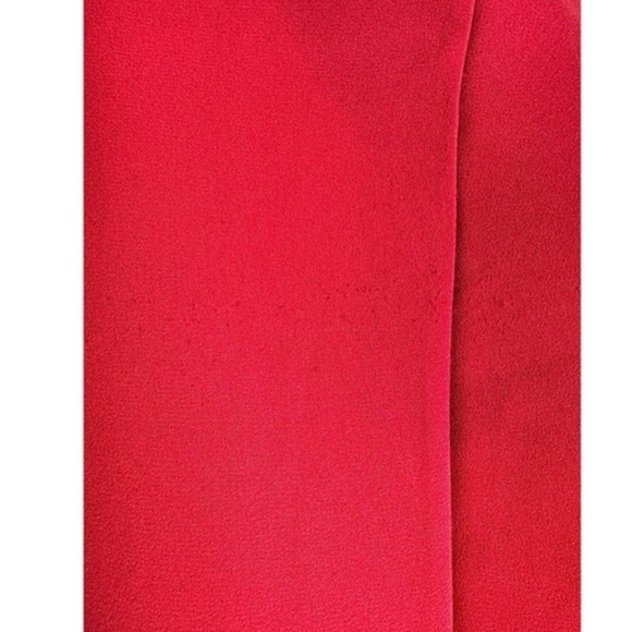 Theory red pleated top-gorgeous color! - Picture 2 of 4